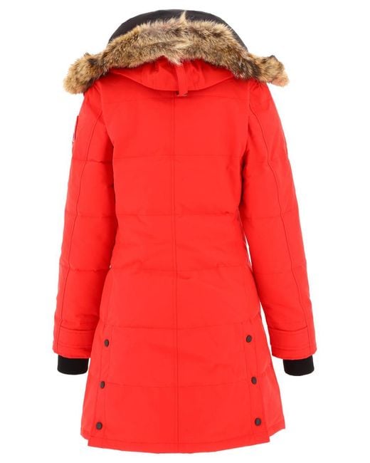 Canada goose shelburne parka cheap red
