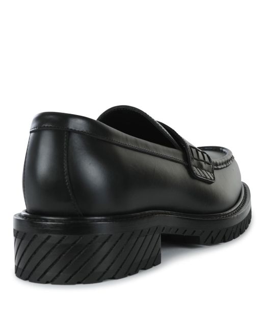 Off-White c/o Virgil Abloh Black Off- Flat Shoes for men