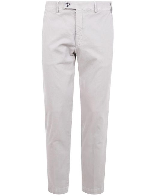 Michael Coal Gray "Capri American Pocket" Trousers for men