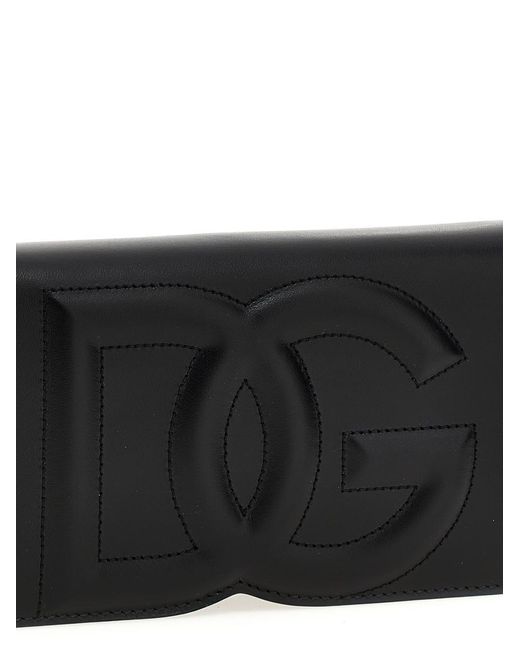 Dolce & Gabbana Logo Smartphone Holder Hi-tech Black