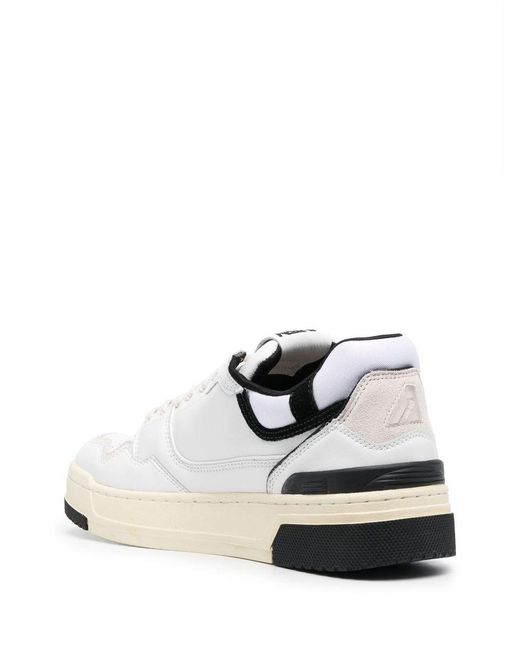 Autry Clc Sneakers In White And Leather for men