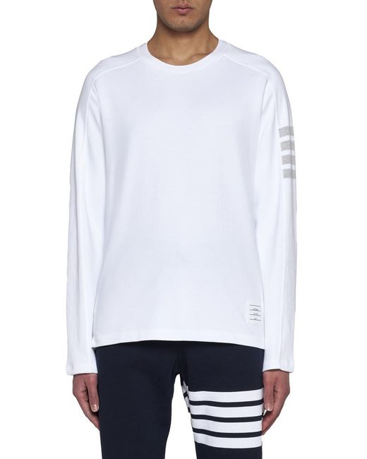 Thom Browne White T-shirts And Polos for men