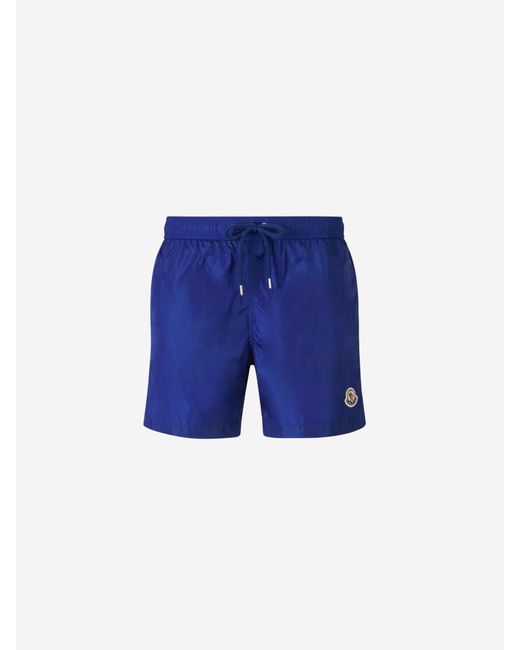 Moncler Blue Mare Boxer Swimsuit for men