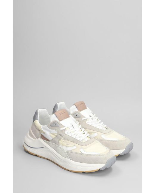 Date White Fuga Sneakers for men