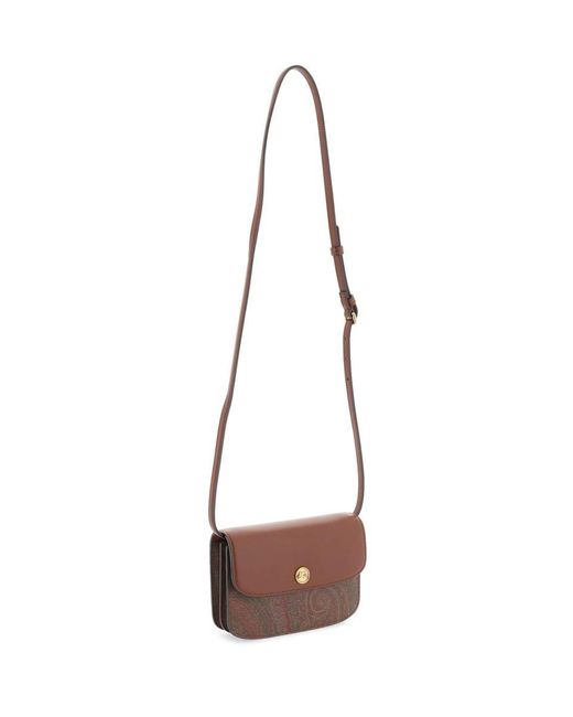 Etro Brown Essential Crossbody Bag