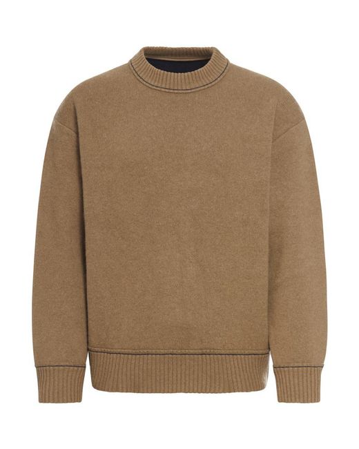Sacai Brown Sweater for men