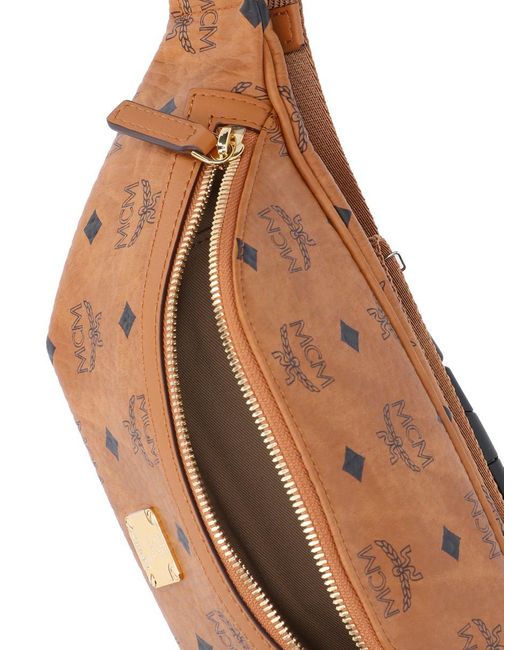 MCM Brown 'fursten' Belt Bag for men