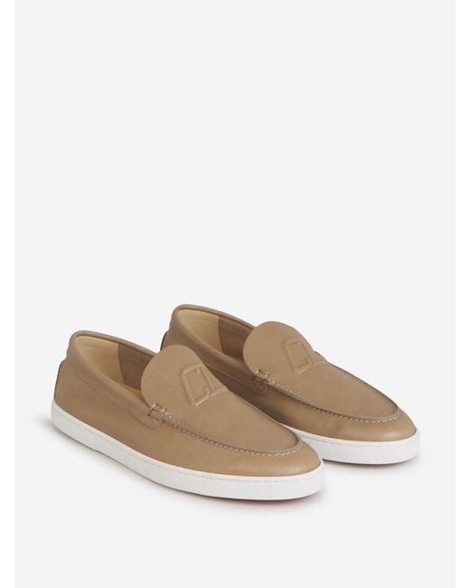Christian Louboutin White Varsiboat Slip-On Sneakers for men