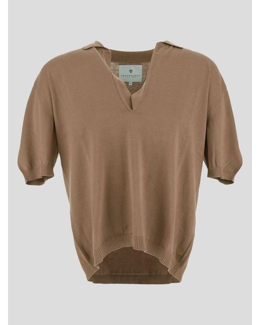Seven Gauge Brown T-shirts And Polos for men