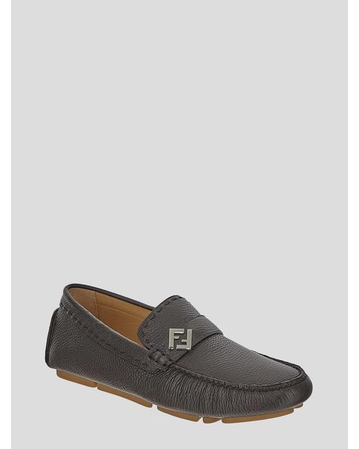 Fendi Gray Shoe for men