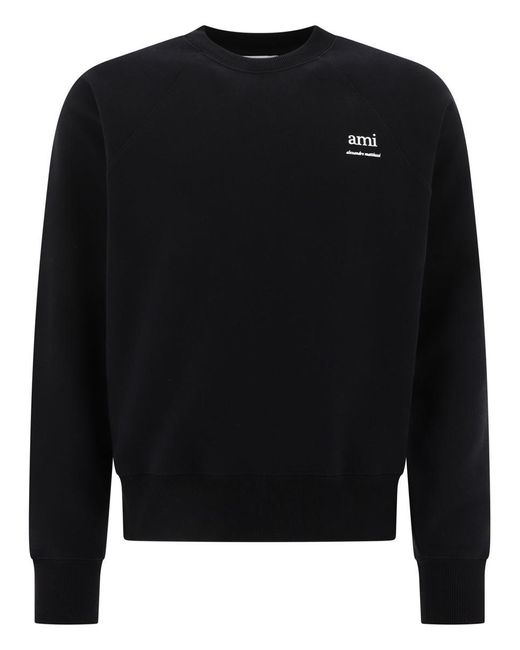 AMI Black "" Sweatshirt for men