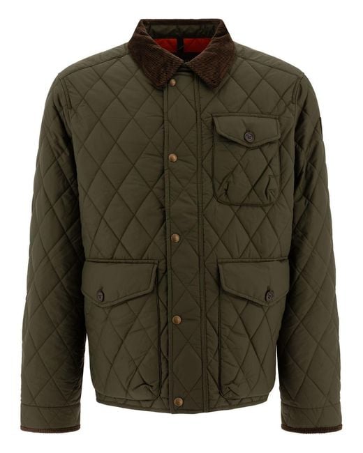 Polo Ralph Lauren Green "Beaton" Quilted Jacket for men