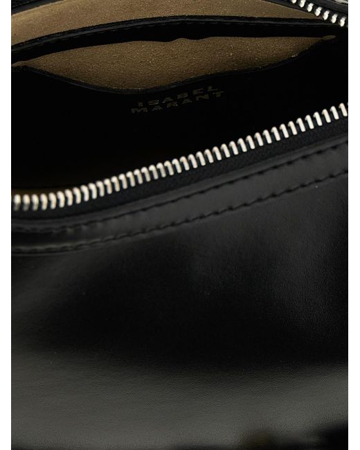 Isabel Marant Black 'Oskan Moon' Shoulder Bag