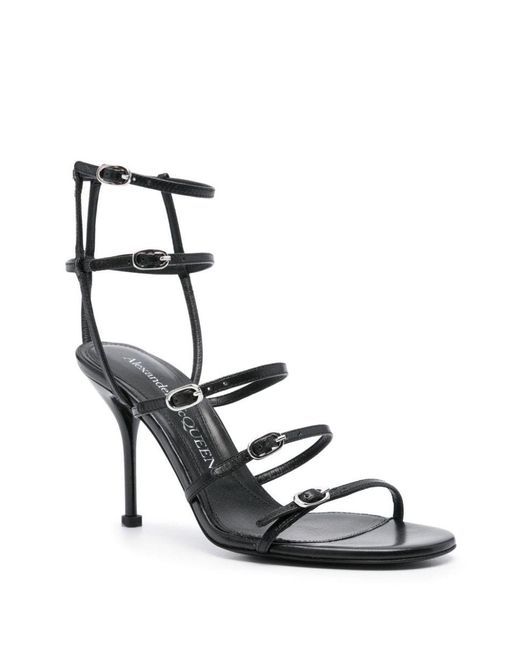 Alexander McQueen White Sandal With Cut-out Details