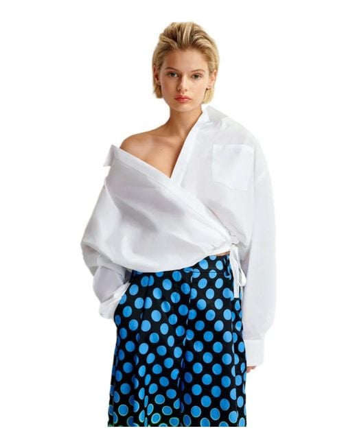 Essentiel Antwerp White Hare2 Blouse