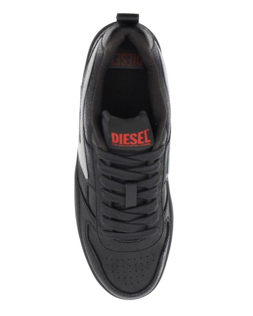DIESEL Black Low 'ukiyo V2' Sneakers for men