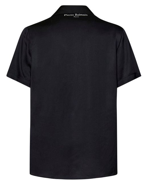 Balmain Black Paris Shirt for men