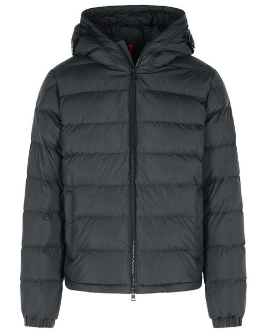 Moncler Black 'Laveraet' Polyester Down Jacket for men