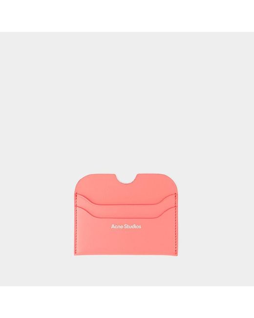 Acne Pink Elmas Large S Card Holder
