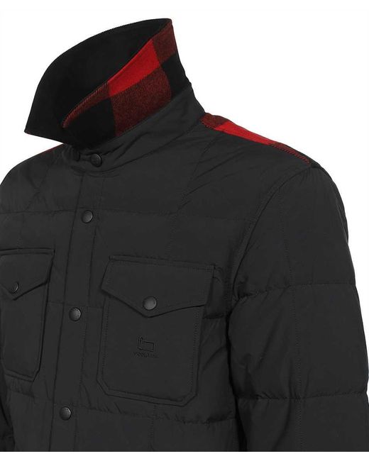 Woolrich Black Heritage Terrain Padded Jacket for men