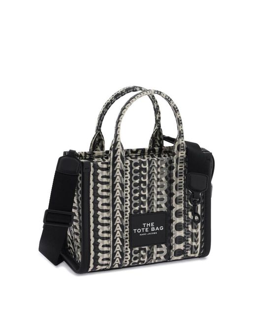 Marc Jacobs Black The Small Tote Bag With Lenticular Effect
