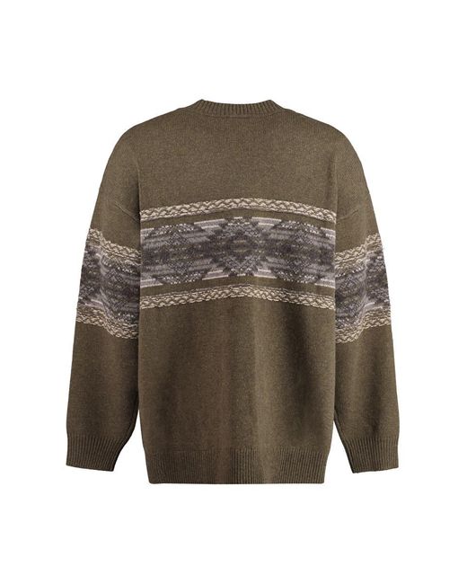 Isabel Marant Gray Alrick Crew-neck Wool Sweater for men