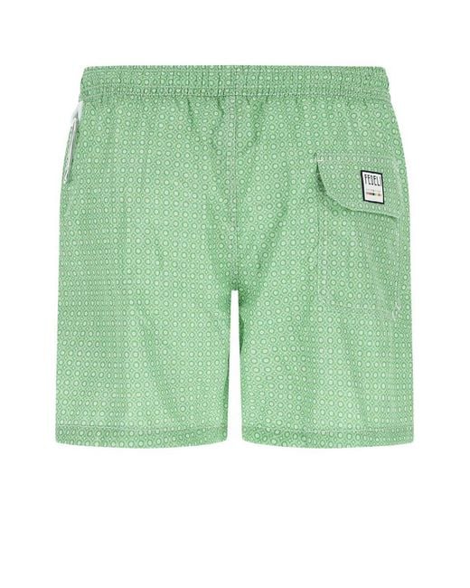 Fedeli Green Swimsuits for men