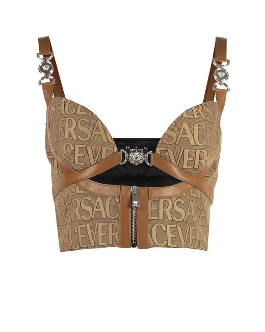 Versace White Corset Top