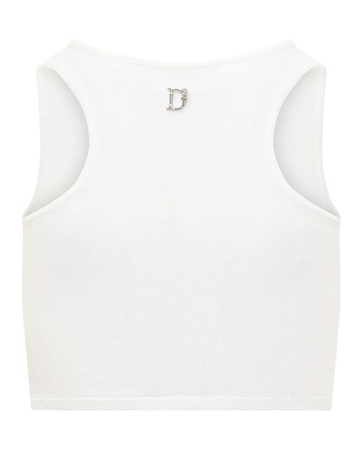 DSquared² White Top Cut Out