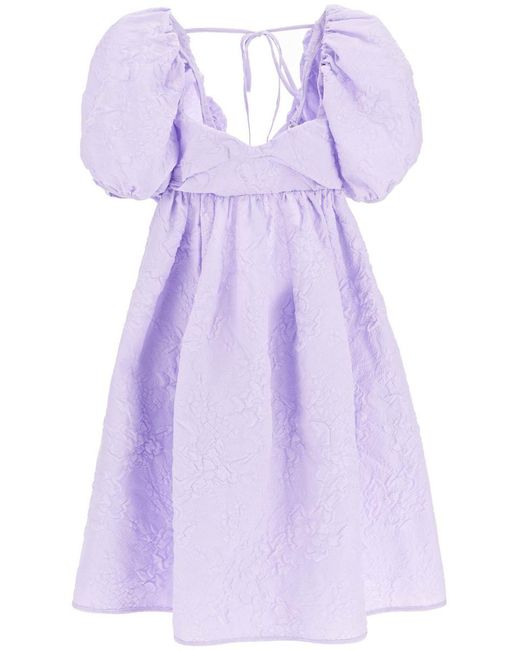 Cecilie Bahnsen 'susanna' Short Dress in Purple | Lyst Canada