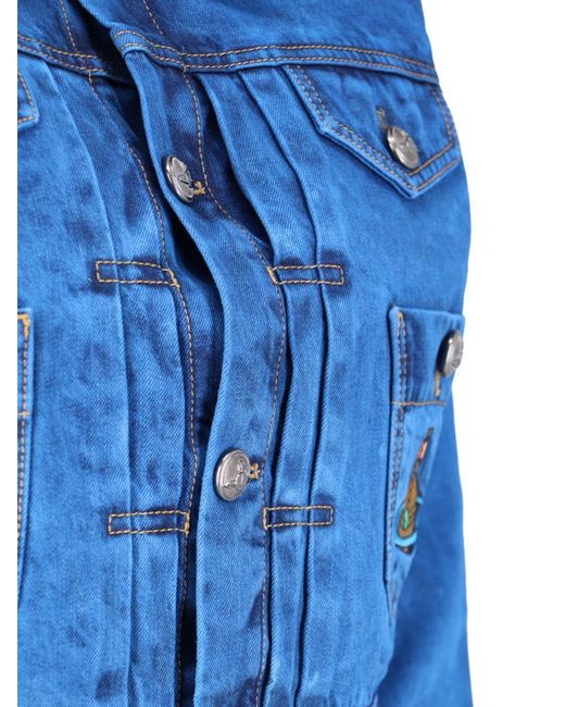 Vivienne Westwood Blue Logo Denim Jacket