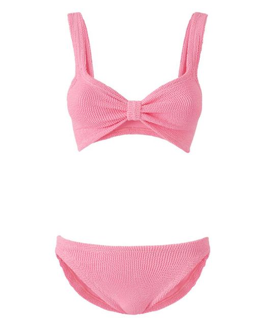 Hunza G Pink Bonnie Bikini Set
