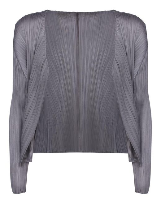 Issey Miyake Gray Cardigans