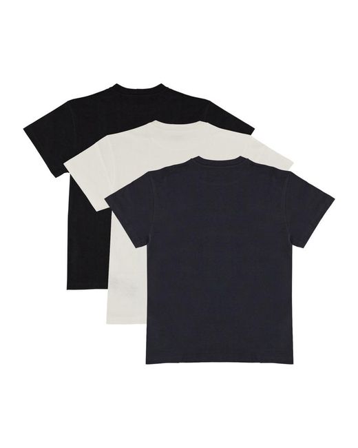 Jil Sander Blue Pack Of Three T-shirts for men