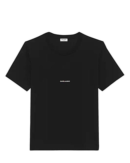 Saint Laurent Black T-Shirts & Vests for men