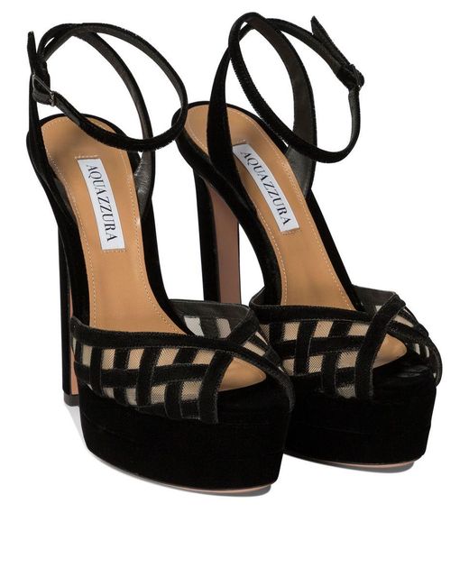 Aquazzura Black Sandals