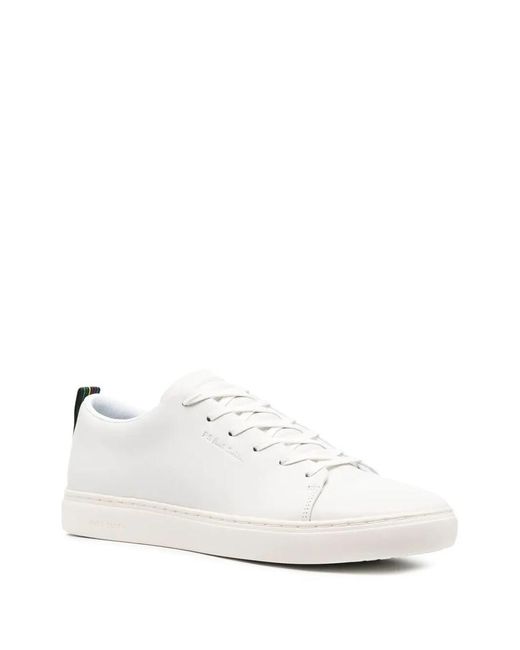 Paul Smith White Lee Leather Sneakers for men