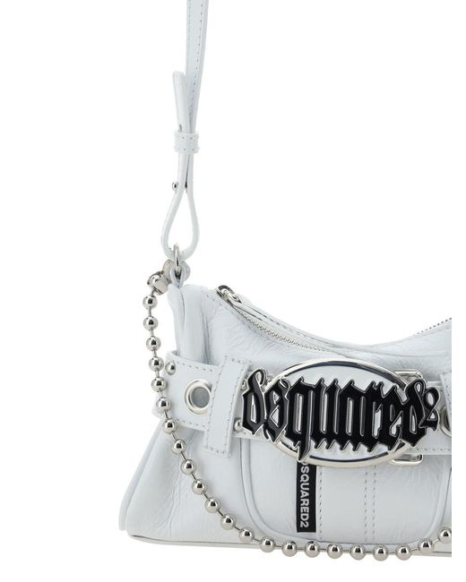 DSquared² White Shoulder Bags