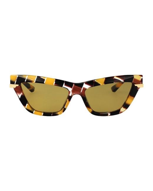 Bottega Veneta Yellow Sunglasses