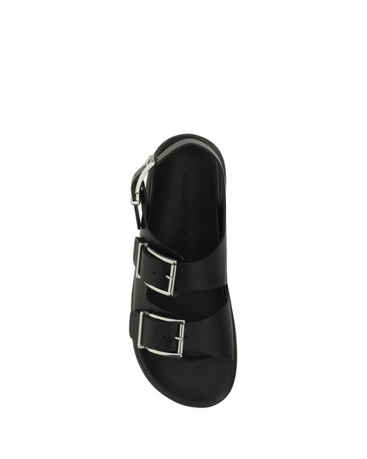 Alexander McQueen White Sandal Shoes for men