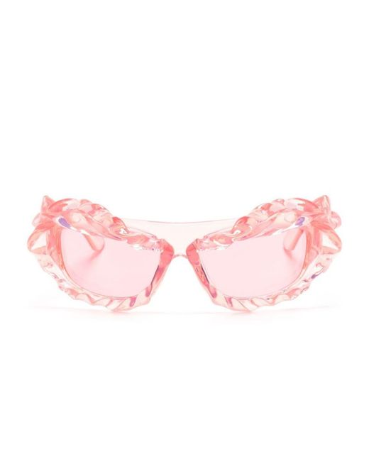 OTTOLINGER Pink Twisted Sunglasses