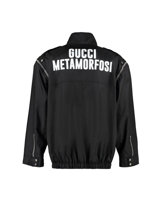 Gucci Black Nylon Jacket for men