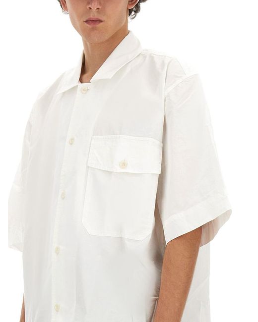 Margaret Howell White Short-Sleeved Shirt for men