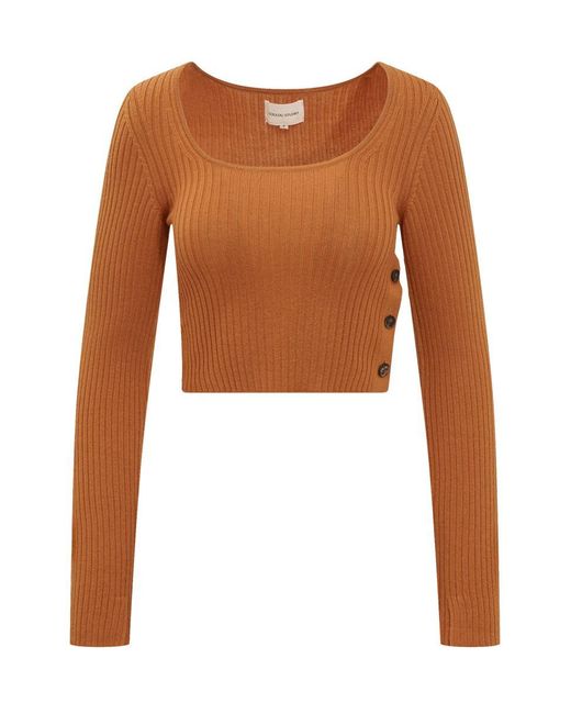 Loulou Studio Brown Knitted Tops