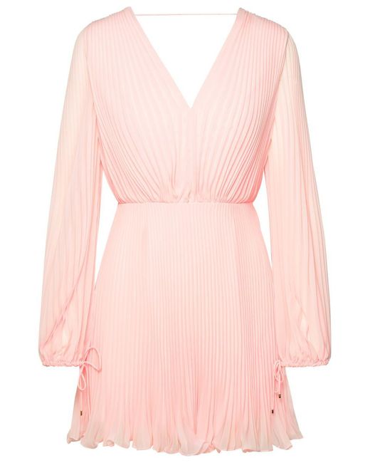 Max Mara 'visit' Pink Polyester Dress