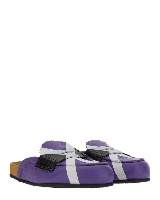 COLLEGE Purple Sabot With Iconic "x"
