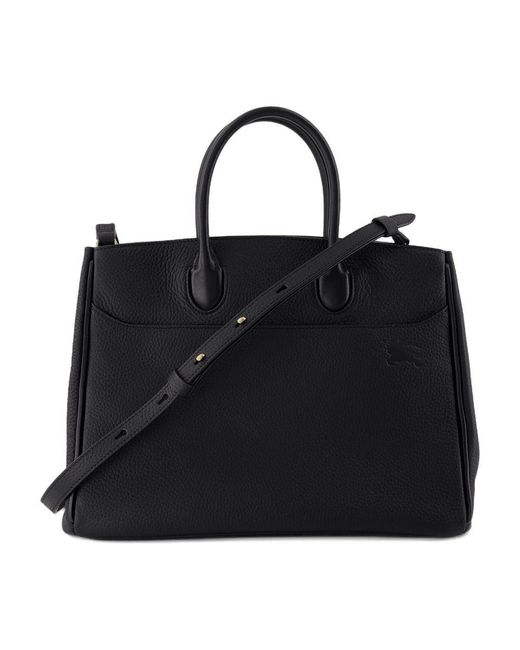 Burberry Small Rocking Horse Shopper Bag in Black | Lyst