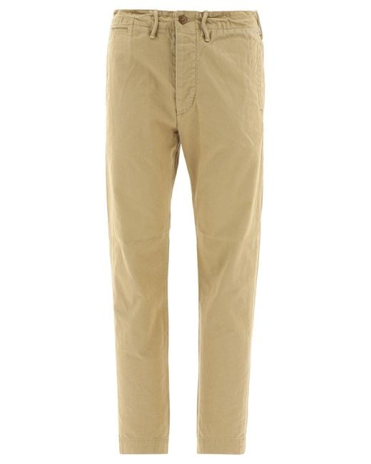 RRL Natural "officer's" Chino Trousers for men