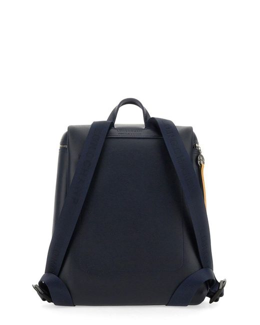 Longchamp Blue Le Pliage Backpack