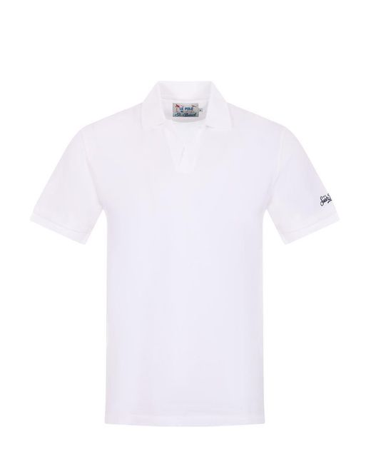 Mc2 Saint Barth White T-Shirts And Polos for men